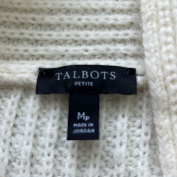 Talbots Women's Cream Sweater - Picture 7 of 10